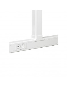 Goulotte à clippage direct pour appareillage Mosaic section 80x50mm Blanche LEGRAND 098260 2