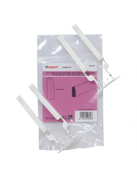 EMBOUT 82X12.5 BLANC LEGRAND 098345