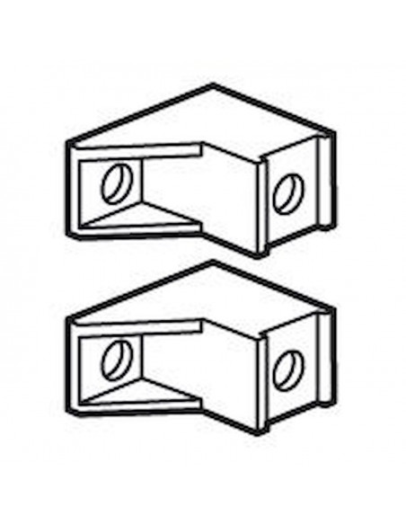 Jeu de 2 supports pour borniers IP2X LEGRAND 020050