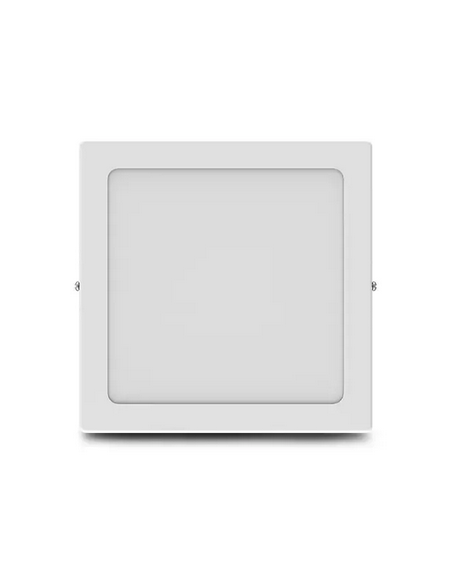 Plafonnier LED Quadra 220x220mm 18W 3000K Classe II MIIDEX VISION-EL 778810