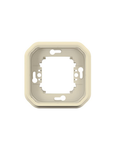 Support plaque encastré 1 poste Plexo sable LEGRAND 069890L