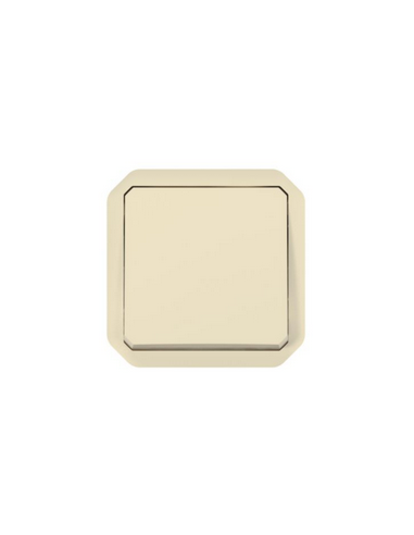 Interrupteur ou va-et-vient 10AX 250V Plexo composable sable LEGRAND 069808L