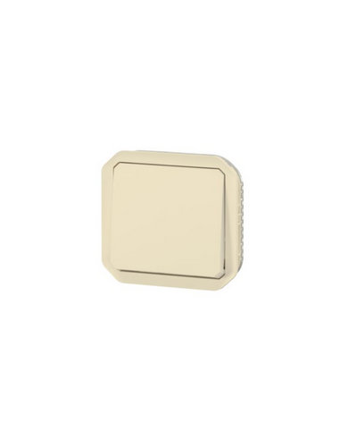 Interrupteur ou va-et-vient 10AX 250V Plexo composable sable LEGRAND 069808L