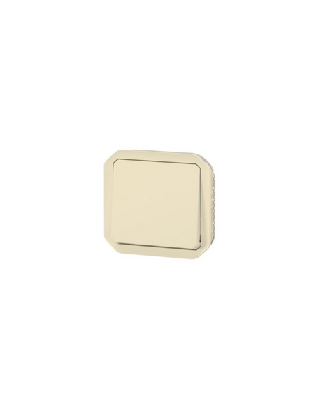 Interrupteur ou va-et-vient 10AX 250V Plexo composable sable LEGRAND 069808L
