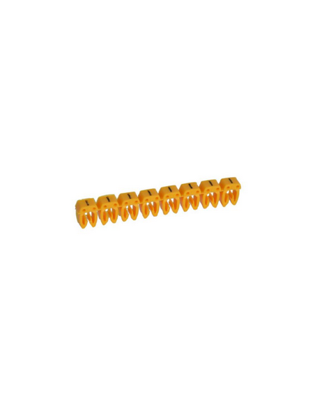 300 Repères CAB 3 pour filerie 4mm² à 6mm² avec signe conventionnel moins LEGRAND 038293