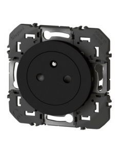 Prise de courant 2P+T Surface dooxie 16A finition noir LEGRAND 095275