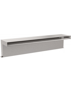 Manchon équerre 365x18 mm longueur 100mm adaptée aux mortaises 354x12mm S&P 865460 2