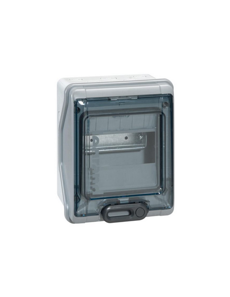 Coffret étanche Plexo³ 6 modules avec embouts à perforation directe pré-montés IP65 IK09 Gris LEGRAND 001906