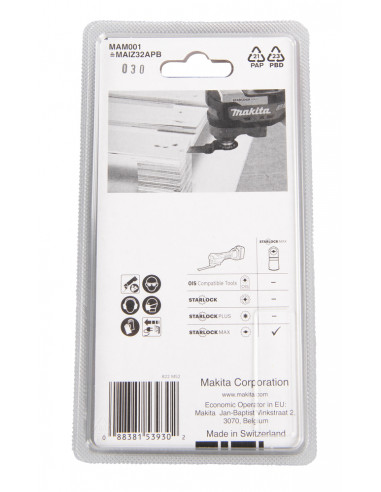 Lame plongeante BIM Bois et Métal Starlock MAKITA B-66400