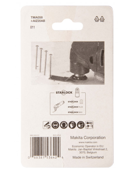 Lame plongeante BIM Métal TMA058 20x30mm MAKITA B-64923