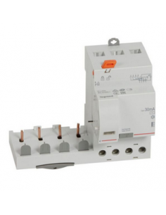 Bloc différentiel adaptable à vis DX³ pour disjoncteur 1 module par pôle 4 Pôles 400V 40A type AC 30mA LEGRAND 410499 2