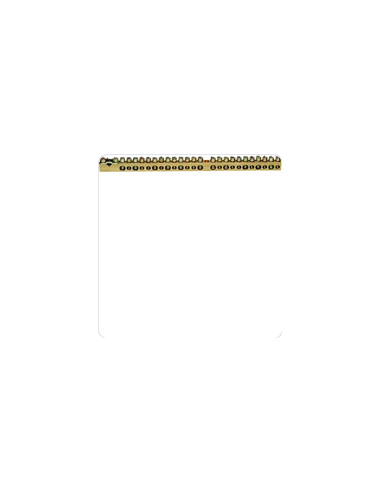 Borne en laiton 169mm 1x25mm² -...