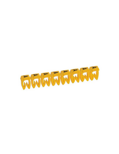 300 Repères CAB 3 pour filerie 0,5mm² à 1,5mm² et blocs de jonction avec lettre majuscule A LEGRAND 038300