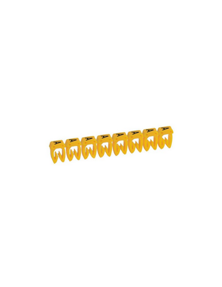 300 Repères CAB 3 pour filerie 0,5mm² à 1,5mm² et blocs de jonction avec lettre majuscule A LEGRAND 038300