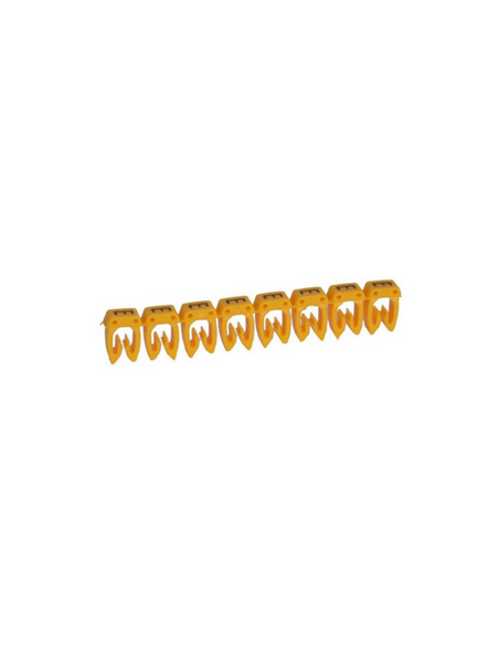 300 Repère CAB 3 pour filerie 0,5mm² à 1,5mm² et blocs de jonction avec lettre majuscule E LEGRAND 038304