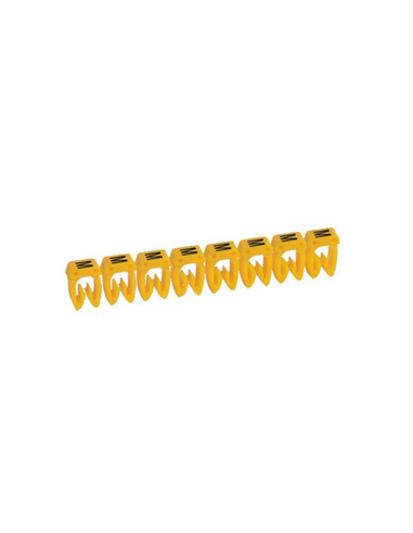 300 Repères CAB 3 pour filerie 0,5mm² à 1,5mm² et blocs de jonction avec lettre majuscule M LEGRAND 038312
