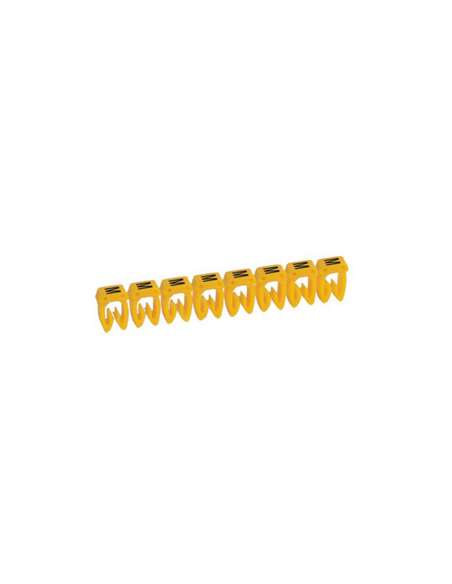 300 Repères CAB 3 pour filerie 0,5mm² à 1,5mm² et blocs de jonction avec lettre majuscule M LEGRAND 038312