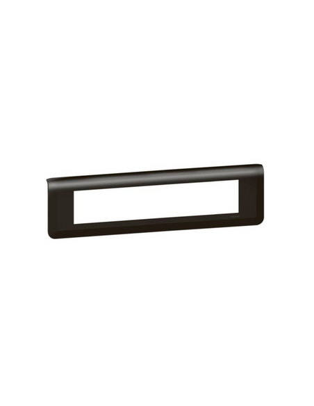Plaque de finition horizontale Mosaic pour 10 modules noir mat LEGRAND 079010L