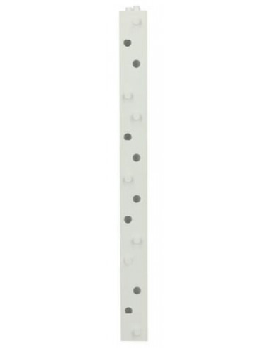 Grille d'aération spéciale façade à sceller à combinaison carrée blanc NICOLL M214
