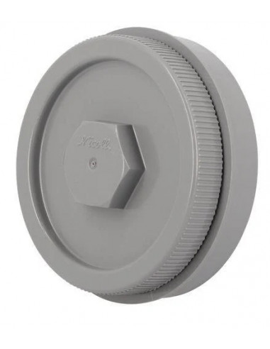 Tampon de visite avec bouchon PVC mâle-femelle diamètre 160mm NICOLL FZ