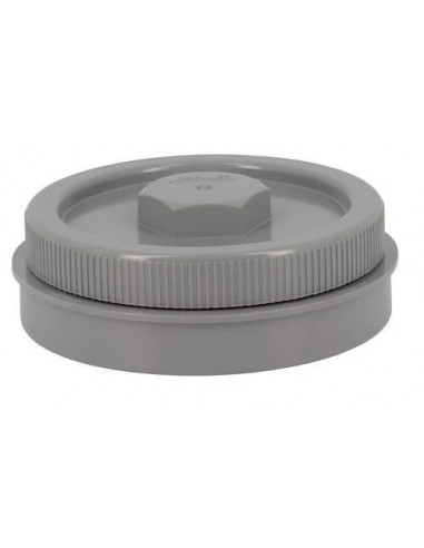 Tampon de visite avec bouchon PVC mâle-femelle diamètre 160mm NICOLL FZ