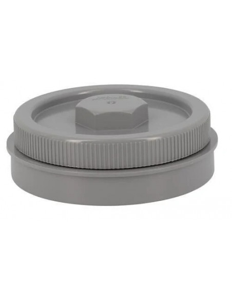 Tampon de visite avec bouchon PVC mâle-femelle diamètre 160mm NICOLL FZ