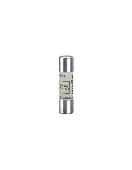 Cartouche industrielle cylindrique type gG 10x38mm sans voyant 25A LEGRAND 013325