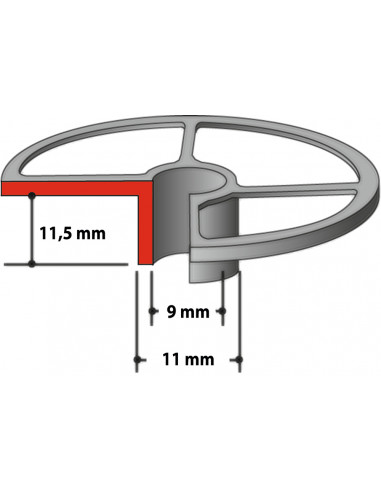 Guide à copier 9mm x 11mm x 11,5mm MAKITA 193331-5