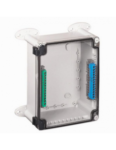 Boîtier industriel plastique IP55 IK07 220x170x86mm avec couvercle transparent RAL7035 LEGRAND 035961 2