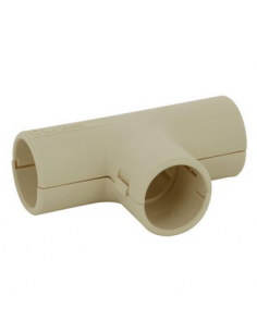 Té IP40 Ø25mm sable RAL1015 LEGRAND 06233