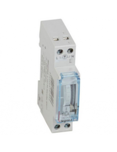 Interrupteur horaire analogique modulaire programmable manuel hebdomadaire cadran vertical sans réserve de marche LEGRAND 412794 2