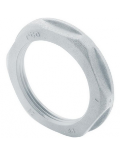 Ecrou plastique PG7 pour presse étoupe plastique hexagonal à embase gris LEGRAND 386871 2