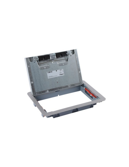 Couvercle métal revêtement inox pour boite de sol version standard 8 modules ou 12 modules LEGRAND 088003