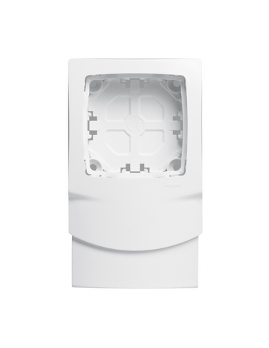 Cadre Appareillage saillie 1 poste pose le long des moulures DLPlus épaisseur 12,5mm blanc LEGRAND 031404