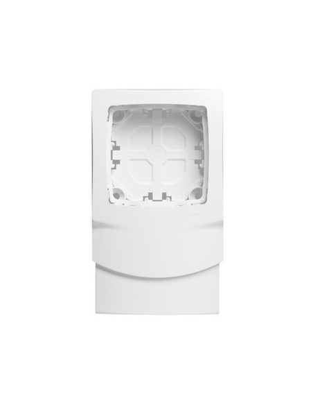 Cadre Appareillage saillie 1 poste pose le long des moulures DLPlus épaisseur 12,5mm blanc LEGRAND 031404