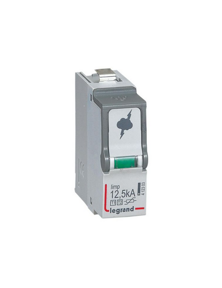 Cassette de remplacement pour parafoudres type T1 + type T2 Iimp 12,5kA LEGRAND 412303