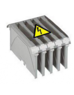 Capot de protection pour bloc de jonction de puissance nu viking 3 pour 4 blocs pas 26mm LEGRAND 039488