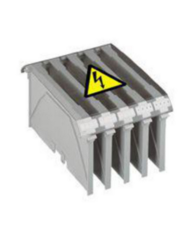 Capot de protection pour bloc de jonction de puissance nu viking 3 pour 4 blocs pas 26mm LEGRAND 039488