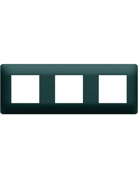 Plaque 3 postes essensya Anthracite HAGER WE523
