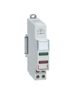 Voyant à LED CX³ double de 110V~ à 400V~ vert et rouge 1 module LEGRAND 412931 2
