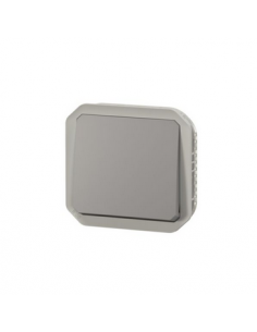 Permutateur étanche Plexo IP55 IK07 avec enjoliveur finition gris LEGRAND 069521L 2
