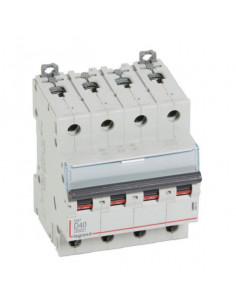 Disjoncteur DX³6000 arrivée haute et départ bas à vis 4 Pôles 400V~ 40A courbe D pour peigne HX³ traditionnel LEGRAND 408121 2