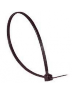 100 Colliers Colring noirs à dentures intérieures largeur 3,5mm et longueur à plat 360mm LEGRAND 032020