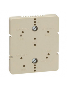 Platine support réglette 12 plots ou répartiteur télévision 4 sorties fixation rail DIN LEGRAND 051244 2