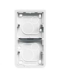 Cadre saillie profondeur 40mm Mosaic pour 5 ou 2x2 modules vertical LEGRAND 080282 2