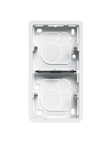 Cadre saillie profondeur 40mm Mosaic pour 5 ou 2x2 modules vertical LEGRAND 080282