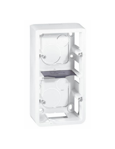 Cadre saillie profondeur 40mm Mosaic pour 5 ou 2x2 modules vertical LEGRAND 080282