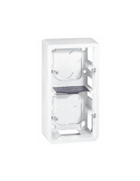 Cadre saillie profondeur 40mm Mosaic pour 5 ou 2x2 modules vertical LEGRAND 080282