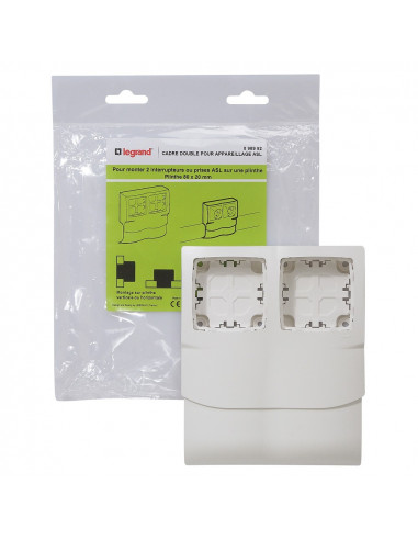 CADRE ASL 2P POUR PLINTHE LEGRAND 098992