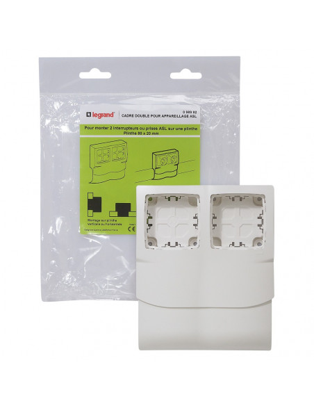 CADRE ASL 2P POUR PLINTHE LEGRAND 098992